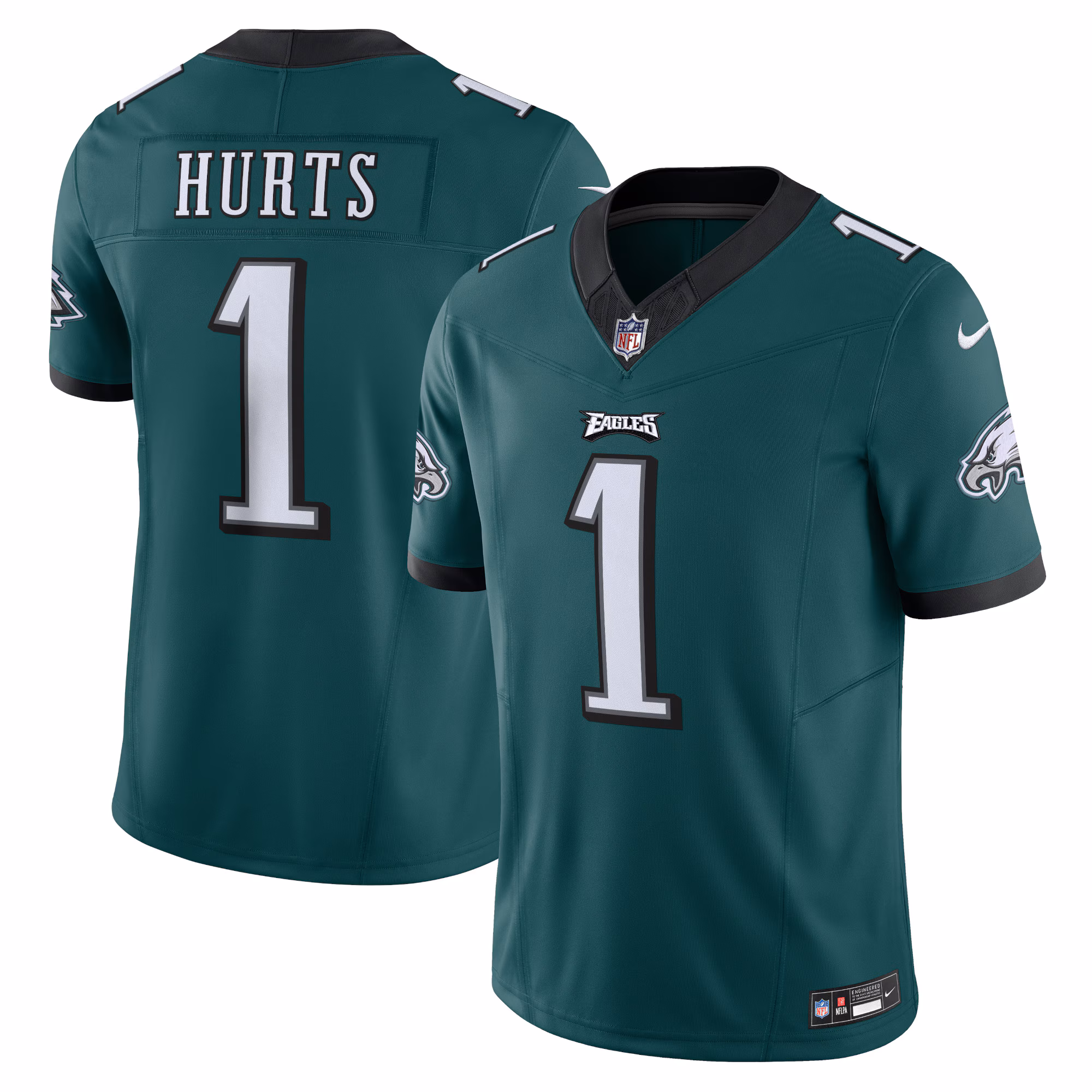 Jalen Hurts Philadelphia Eagles #1 Vapor F.U.S.E. Limited Jersey - Green