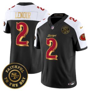 San Francisco 49ers Deommodore Lenoir SF "Rivalries" Vapor Limited Jersey - Faithful To The Bay Patch - All Stitched