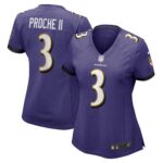 James Proche II Baltimore Ravens  Women's Team Game Player Jersey - Purple