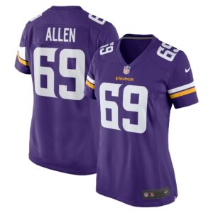 Jared Allen Minnesota Vikings Women's Retired Player Game Jersey - Purple