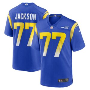AJ Jackson Los Angeles Rams  Game Player Jersey - Royal