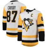 Sidney Crosby Pittsburgh Penguins  Away Captain Patch Primegreen Authentic Pro Player Jersey - White