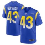 Jake Gervase Los Angeles Rams  Game Player Jersey - Royal
