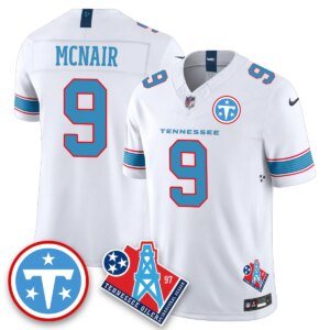 Steve Mcnair #9 Tennessee Titans Vapor F.U.S.E. Limited Jersey -  White