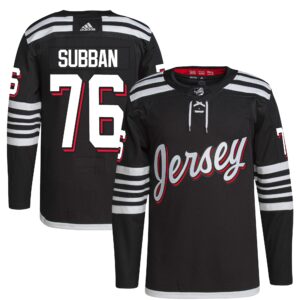 P.K. Subban New Jersey Devils  2021/22 Alternate Primegreen Authentic Pro Player Jersey - Black