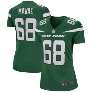 Kevin Mawae New York Jets Women's Game Retired Player Jersey - Gotham Green