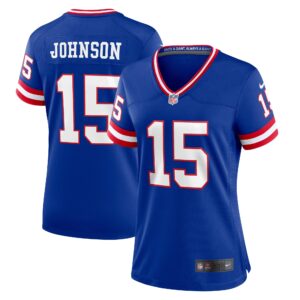 Collin Johnson New York Giants Women's Classic Player Game Jersey - Royal