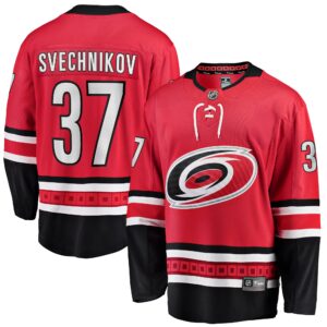 Andrei Svechnikov Carolina Hurricanes Home Premier Breakaway Player Jersey - Red