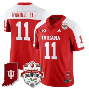 Randle El #11 Ndiana Hoosiers Indiana H Vapor Limited Football Jersey - Rose Bowl Champions - All Stitched