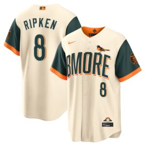 Baltimore Orioles Cal Ripken #8 Cream 2026 City Connect Stadium Jersey