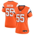 Cody Barton Denver Broncos Women's Game Jersey -  Orange
