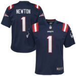Cam Newton New England Patriots  Youth Game Jersey - Navy