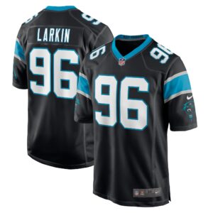 Austin Larkin Carolina Panthers  Game Player Jersey - Black