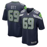 Tyler Ott Seattle Seahawks  Game Jersey - College Navy