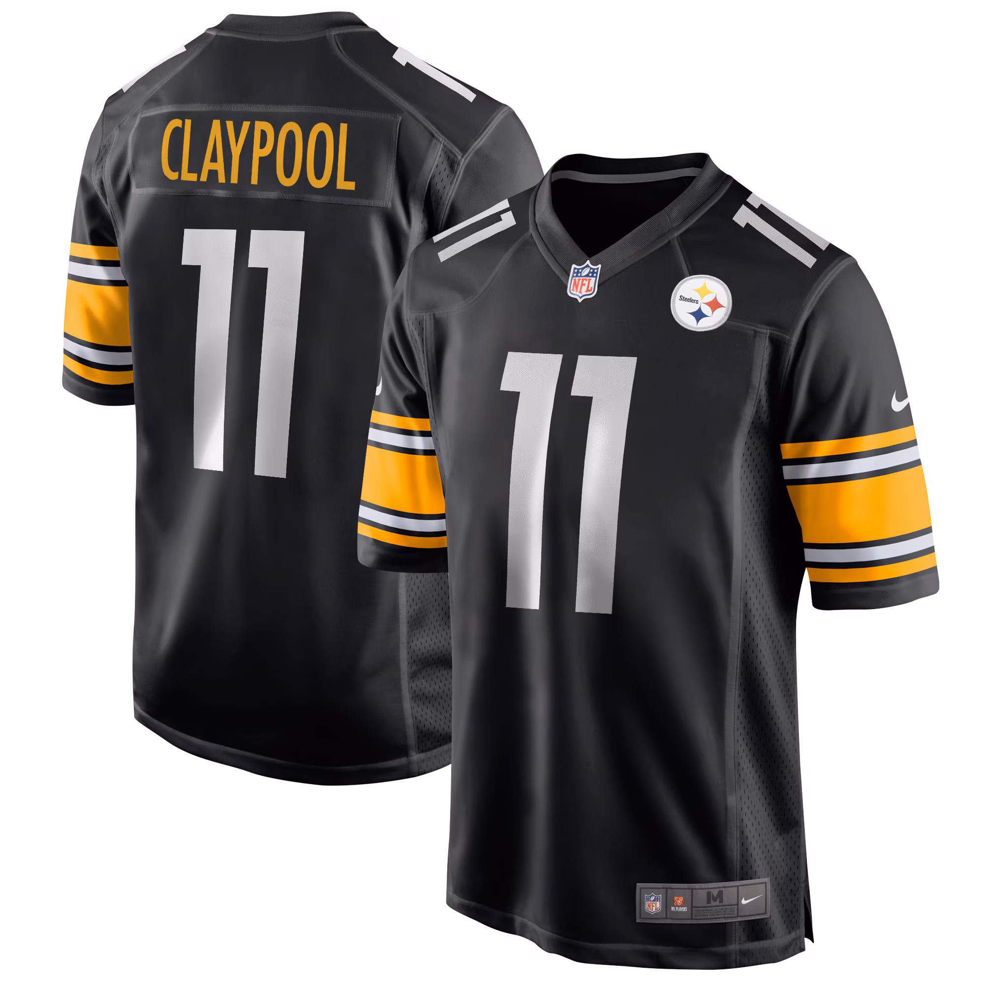 Chase Claypool Pittsburgh Steelers Game Jersey - Black