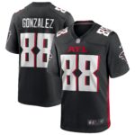 Atlanta Falcons Tony Gonzalez #88 Black Game Retired Player Jersey