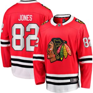Caleb Jones Chicago Blackhawks Breakaway Player Jersey - Red