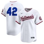 Men's Washington Nationals White Home 2025 Jackie Robinson Day Limited Jersey