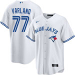 Louis Varland #77 Toronto Blue Jays Alternate Replica Player Name Jersey Stitched White