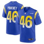 Jared Pinkney Los Angeles Rams  Game Player Jersey - Royal