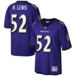 Ray Lewis Baltimore Ravens  Big & Tall 2000 Retired Player Replica Jersey - Purple