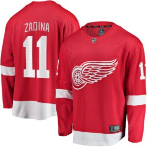 Filip Zadina Detroit Red Wings Home Breakaway Player Jersey - Red
