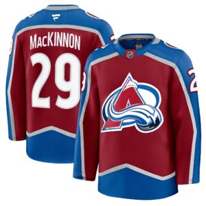 Colorado Avalanche Nathan MacKinnon #29 Fanatics Burgundy Home Premium Jersey