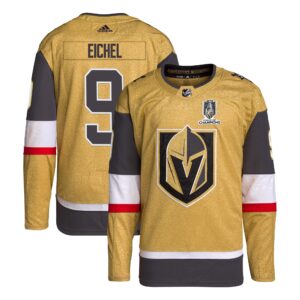 Jack Eichel Vegas Golden Knights  2023 Stanley Cup Champions Authentic Home Player Jersey - Gold