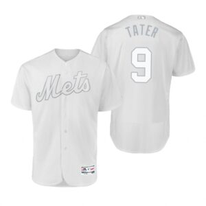 New York Mets Brandon Nimmo Tater White 2019 Players Weekend Jersey