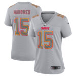 Patrick Mahomes Kansas City Chiefs  Women's Atmosphere Fashion Game Jersey - Gray