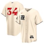 Men's Texas Rangers Nolan Ryan #34  Cream 2023 City Connect Cool Base Player Jersey