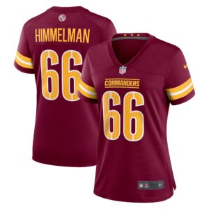 Drew Himmelman Washington Commanders  Women's Game Player Jersey - Burgundy
