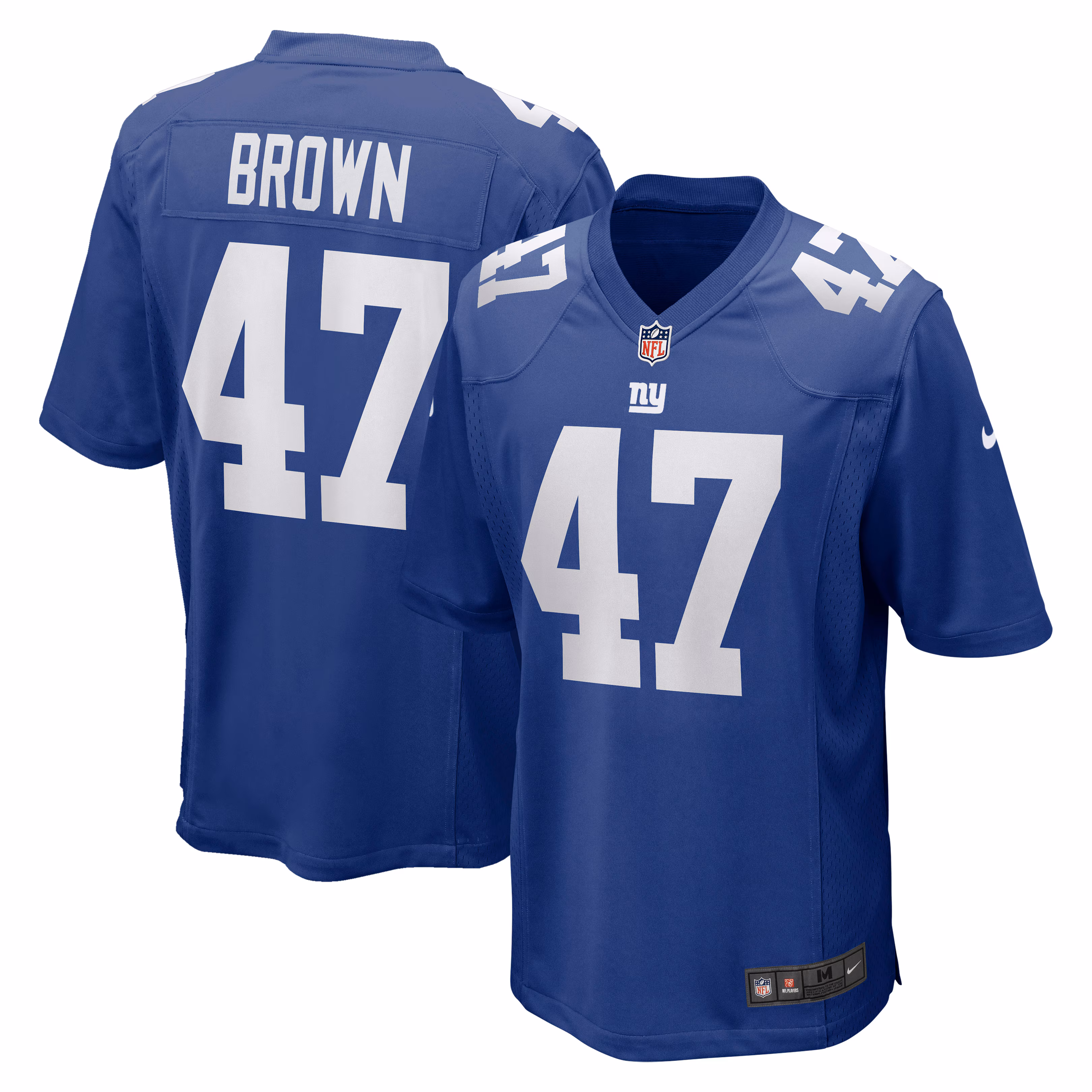 Cam Brown New York Giants Game Jersey - Royal