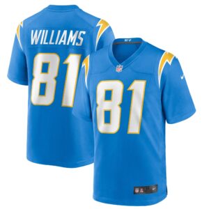 Mike Williams Los Angeles Chargers  Game Jersey - Powder Blue