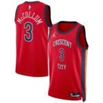 CJ McCollum New Orleans Pelicans  Unisex Swingman Jersey - Red - Statement Edition