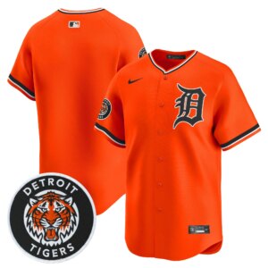 Team Detroit Tigers Alternate Vapor Premier Limited Jersey - Orange