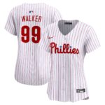 Women's Philadelphia Phillies Taijuan Walker #99 White Home Limited Player Jersey