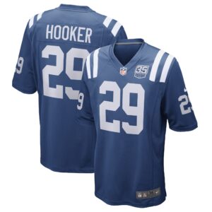 Malik Hooker Indianapolis Colts  35th Season Game Jersey - Royal