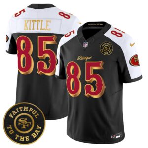 San Francisco 49ers George Kittle # 85 SF "Rivalries" Vapor Limited Jersey - Faithful To The Bay Patch - All Stitched