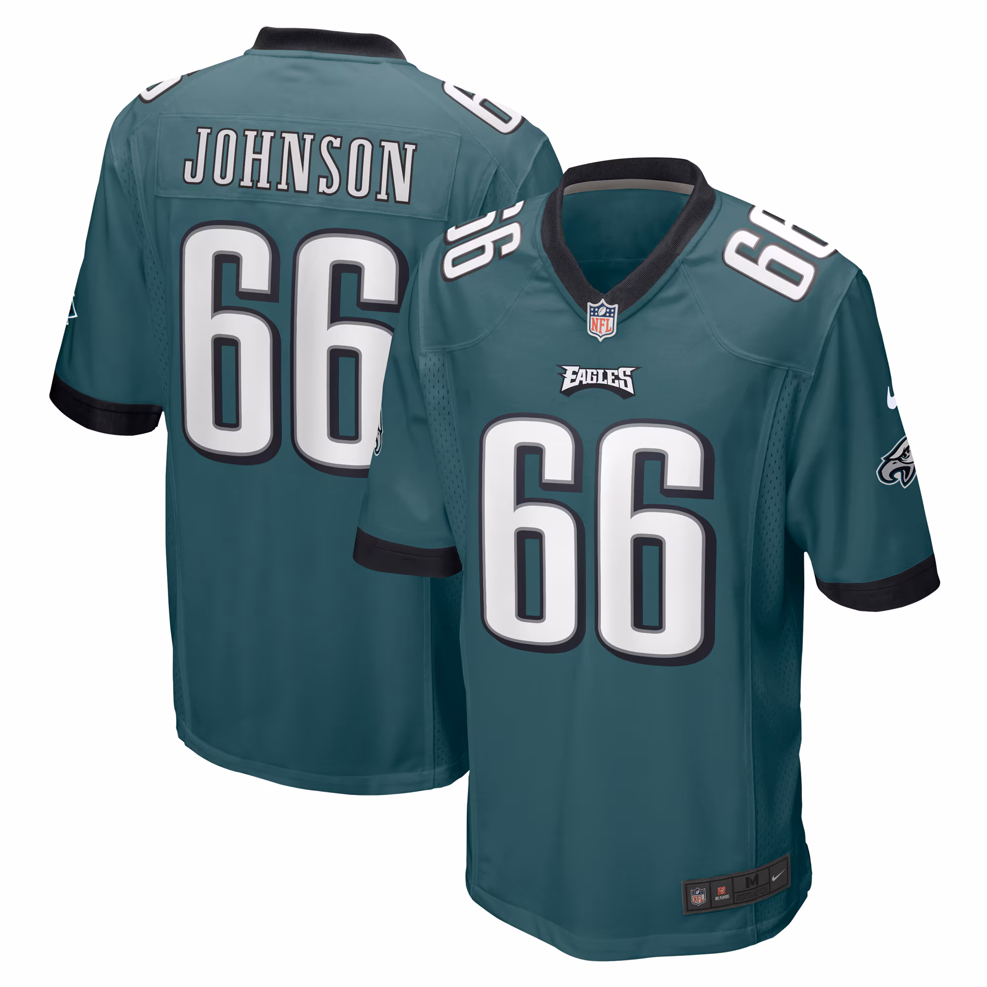 Roderick Johnson Philadelphia Eagles  Game Jersey - Midnight Green