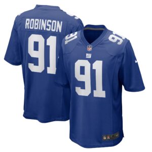 A'Shawn Robinson New York Giants  Team Game Jersey - Royal