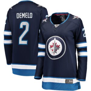 Dylan DeMelo Winnipeg Jets Women's Home Breakaway Player Jersey - Navy