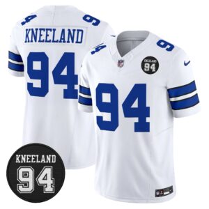 Dallas Cowboys #94 Marshawn Kneeland Memorial Patch Vapor Limited Jersey - All Stitched