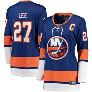 Anders Lee New York Islanders Women's Home Captain Patch Breakaway Player Jersey - Royal