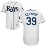 Tampa Bay Rays #39 Kevin Kiermaier White Flexbase Collection Stitched Jersey