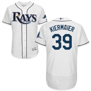Tampa Bay Rays #39 Kevin Kiermaier White Flexbase Collection Stitched Jersey