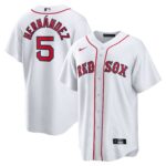 Men's Boston Red Sox Enrique Hernandez  White Home Official Replica Player Jersey