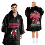 Adult Georgia Football Unisex Blanket Hoodie