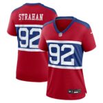 Michael Strahan New York Giants Women's Alternate Retired Player Game Jersey - Century Red