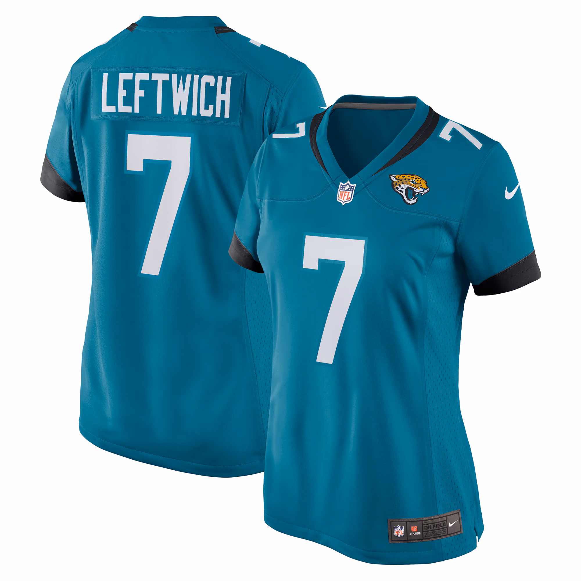 Byron Leftwich Jacksonville Jaguars Women's Retired Player Game Jersey - Teal